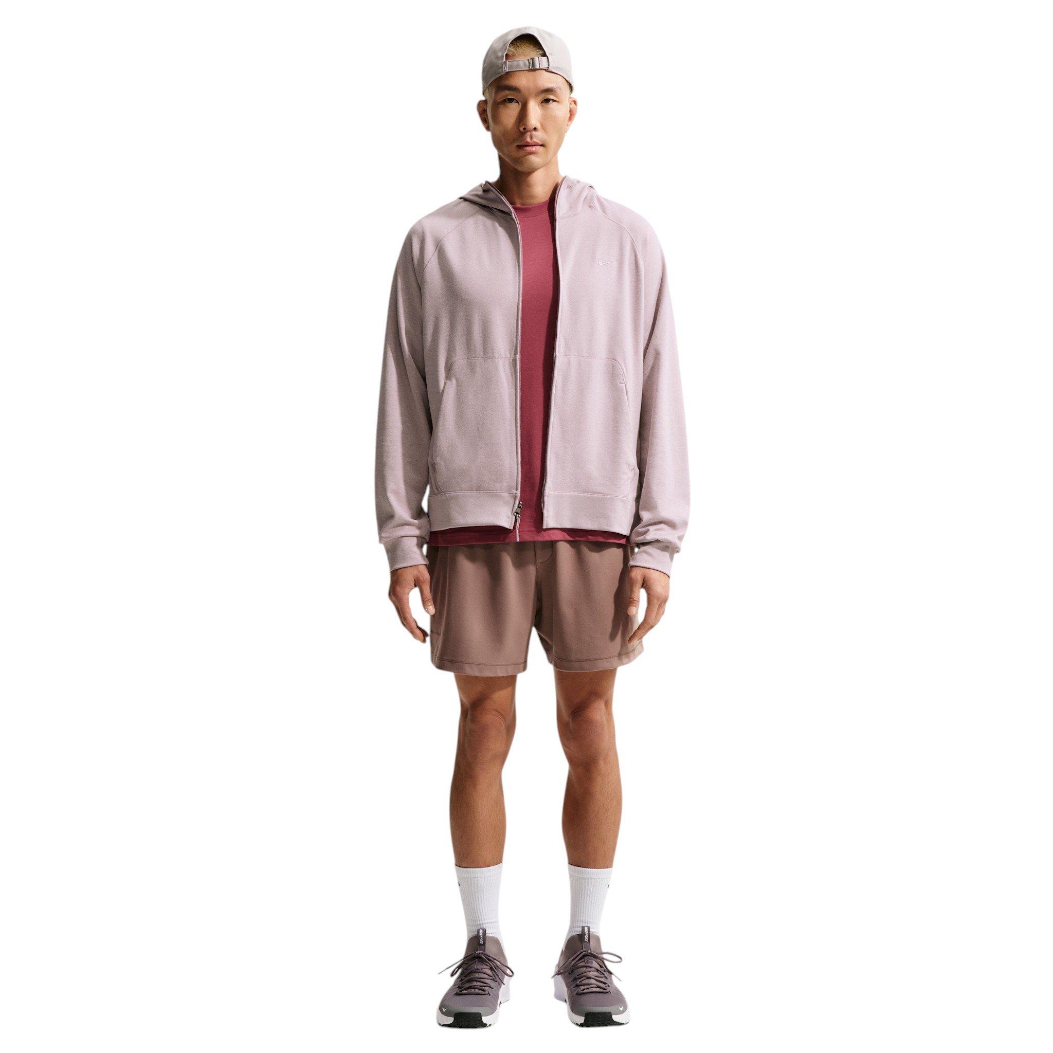 Nike Men's Primary NanoKnit Dri-FIT UV Protection Full-Zip Performance Hoodie - Light Purple - LIGHT PURPLE